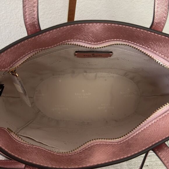 Kate Spade New York Pink Glimmer Glitter Satchel NWT - Picture 11 of 14